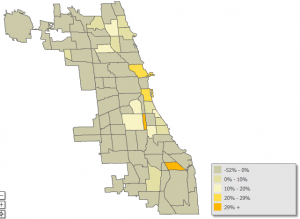 Chicago Tribune's Median Home Price Heat Map Chicago Tribune's Median Home Price Heat Map