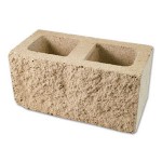 A very, very common building block in modern Chicago homes: the split face block